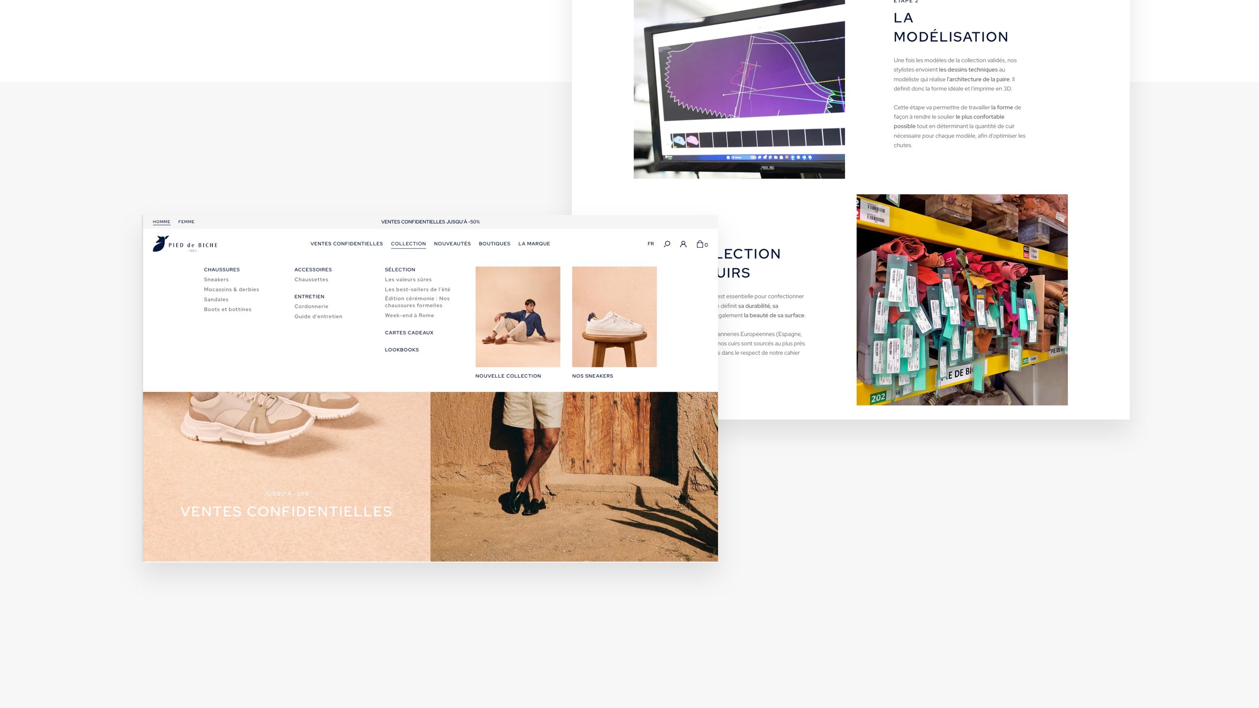 pied de biche x nateev