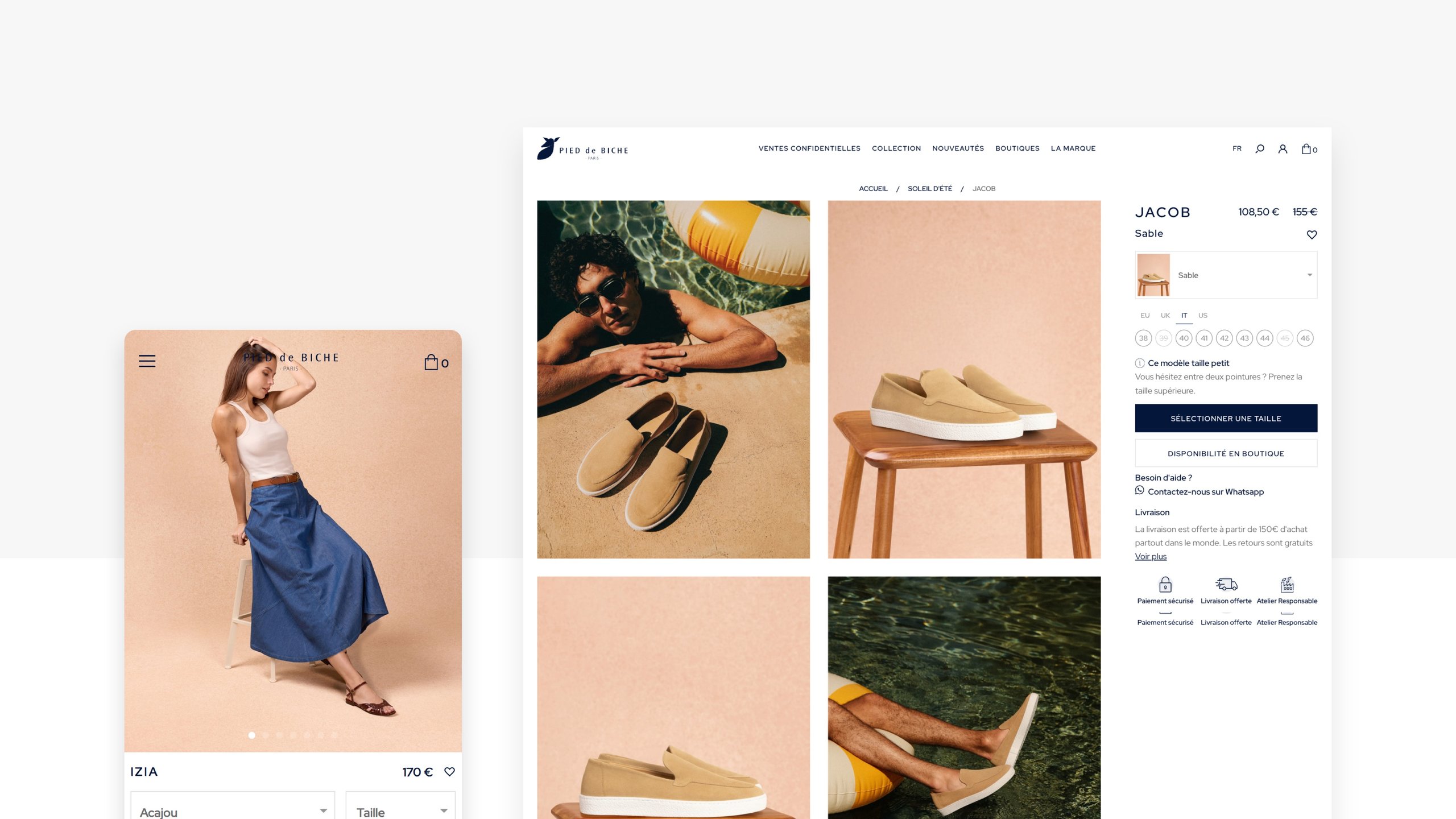 pied de biche x nateev