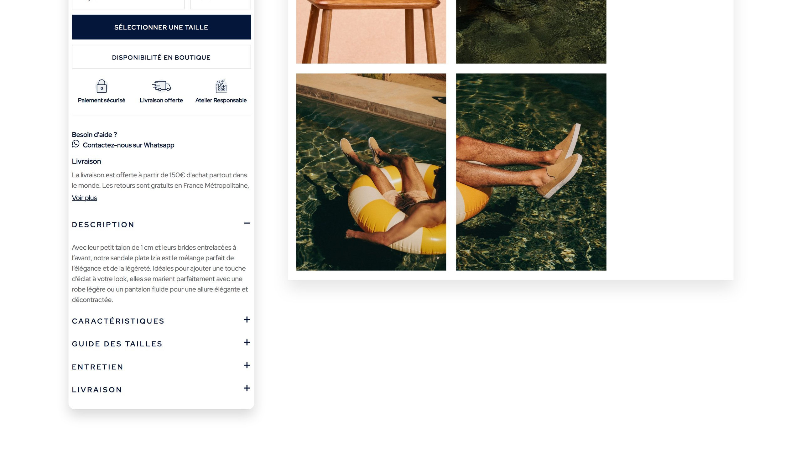 pied de biche x nateev