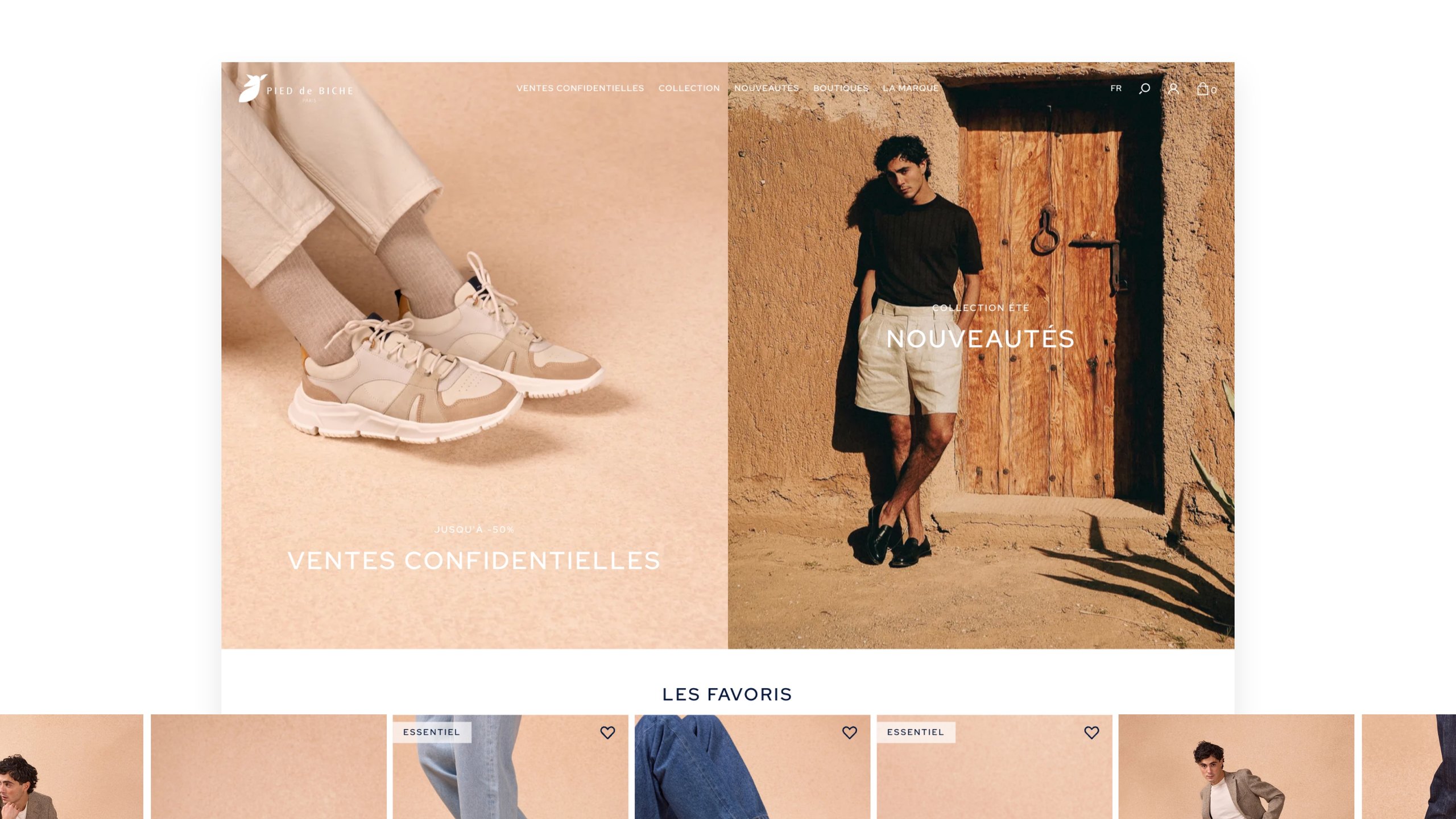 pied de biche x nateev