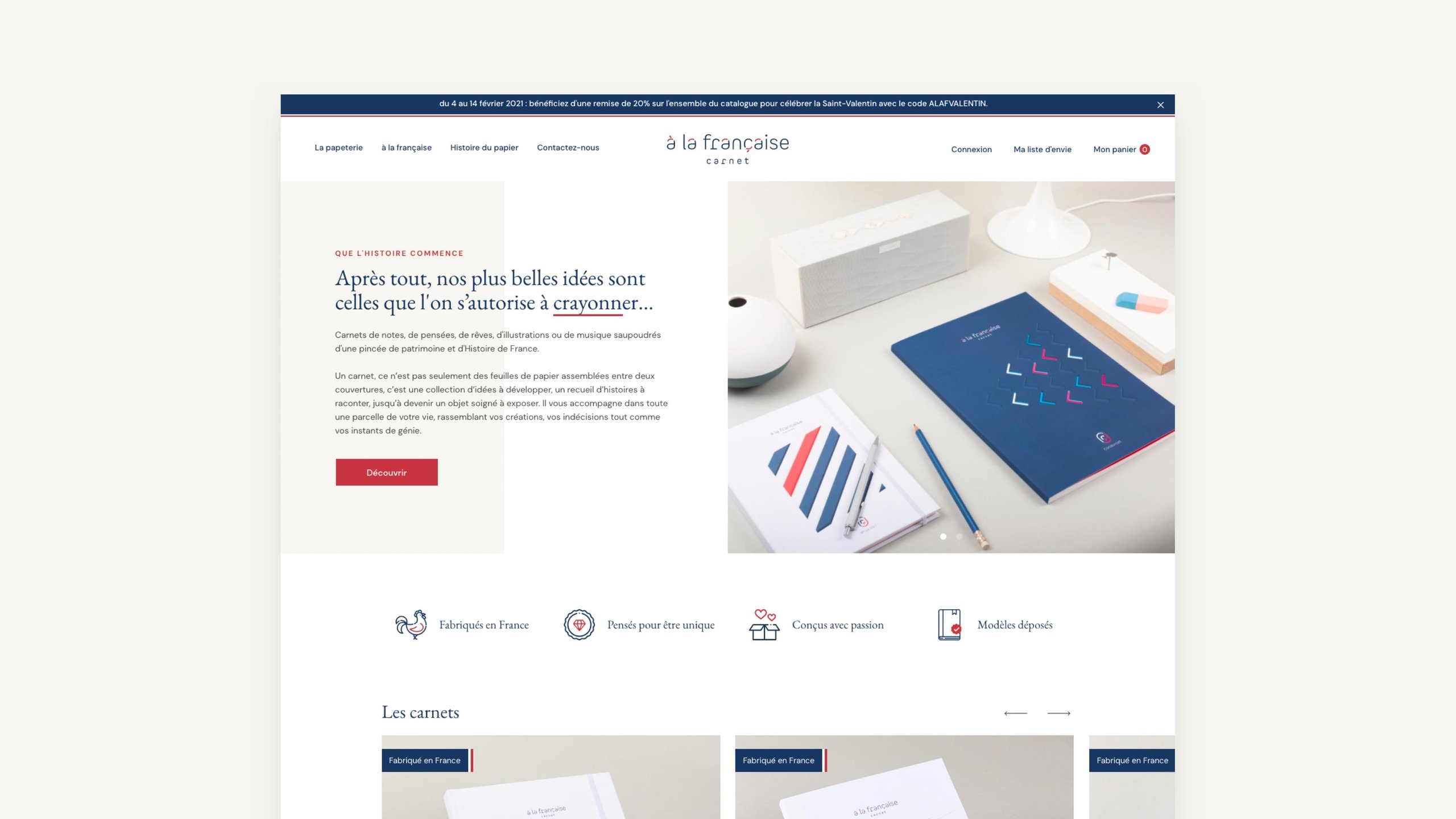 à la française carnet x nateev