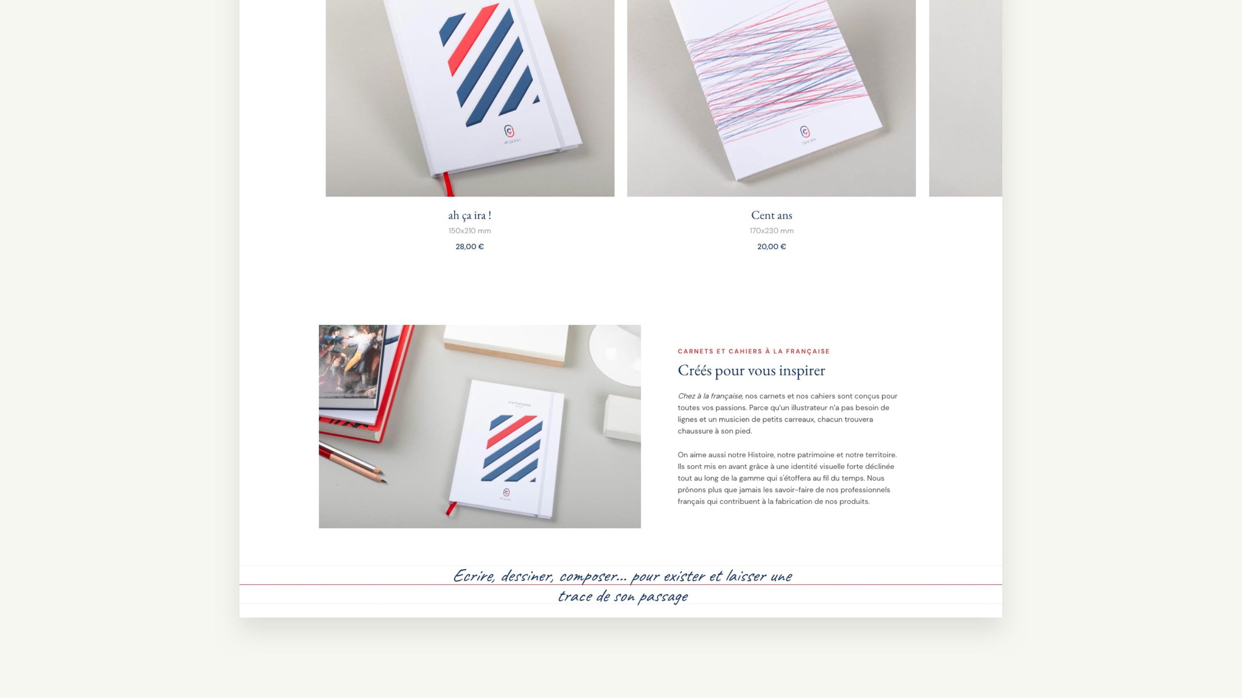 à la française carnet x nateev